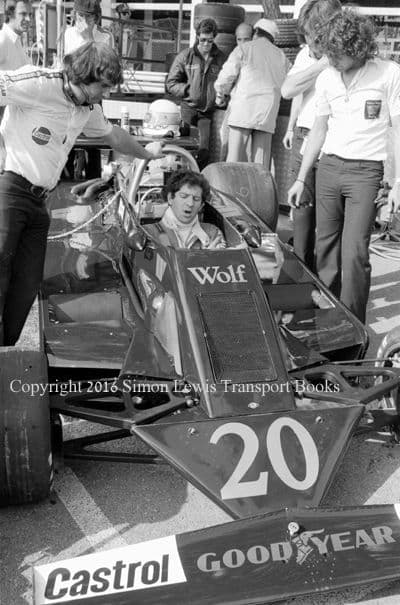 Wolf WR6 Jody Scheckter In Pits Monaco GP 1978 wolf-wr6-jody-scheckter-in-pits-monaco-gp-1978