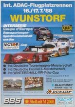 WUNSTORF DTM / INTERSERIE 1988 JULY 16-17 Poster 26 x 19" ( 607 X 408mm)
