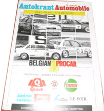 ZOLDER & CINEY PROCAR programme 7 and 28 October 1990