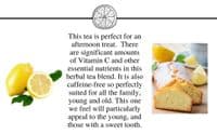 Lemon Drizzle Cake Tea - Indulgent Caffeine-Free Fruit and Herb Blend