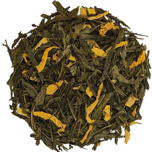 Mango Flavoured Green Sencha Luxury Loose Leaf Tea In Assorted Packs