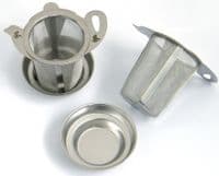 Stainless Steel Tea Infuser and Lid / Stand for Loose Leaf Tea