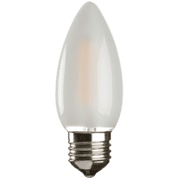 4w ES (E27) LED Candle Bulb Opal (non dimmable) - 470 lumens