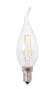 4W SES (E14) LED Coup De Vent Tipped Candle Bulb Clear Dimmable -