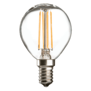 4w SES (E14) LED Golf Ball Clear Dimmable - 400 lumens