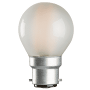 5w BC LED Golf Ball Opal Dimmable - 400 lumens - PACK OF 10