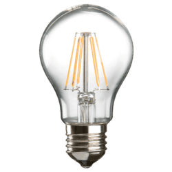 6.5w ES (E27) LED GLS Clear - 806 lumens Dimmable - PACK OF 10
