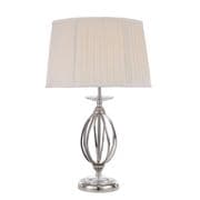 Aegean Table Lamp in Polished Nickel and Cut Glass - ELSTEAD AG/TL PN