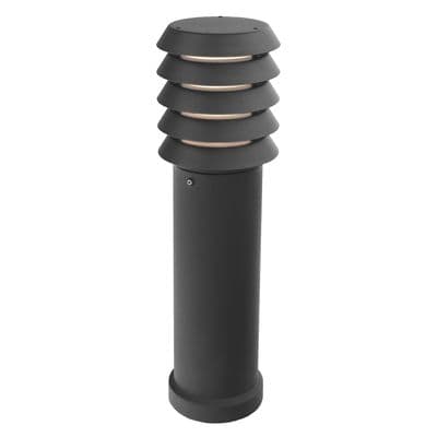 Alta Medium Bollard finished in Black IP65 - NORLYS ALTA M E27 BLK