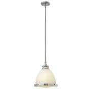 Amelia Medium Pendant in Chrome with Etched Opal Glass - HINKLEY HK/AMELIA/P/M CM