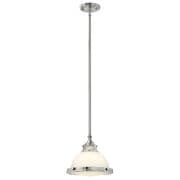 Amelia Mini Pendant in Chrome with Etched Opal Glass - HINKLEY HK/AMELIA/P/S CM