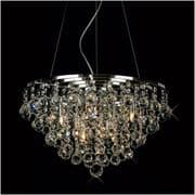 Arthill 8 Light Pendant in Polished Chrome and Crystal
