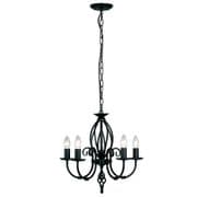 Artisan 5 Light Fitting in a Black Finish - ELSTEAD ART5/BLACK