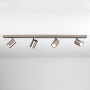 Ascoli 4 Light Spotlight Bar finished in Matt Nickel - astro 1286133