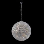 Astmoor 18 Light Pendant in Polished Chrome and Crystal