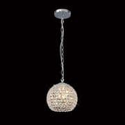 Astmoor 3 Light Pendant in Polished Chrome and Crystal Droplets
