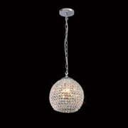 Astmoor 4 Light Pendant in Polished Chrome and Crystal