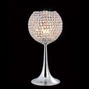 Astmoor Large Table Lamp in a Polished Chrome Finish with Crystal