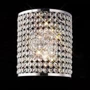 Astmoor Wall Light in Chrome and Crystal