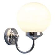 Barclay IP44 Bathroom Wall Light in Polished Chrome with Pull Switch  IP44 - där BAR0750