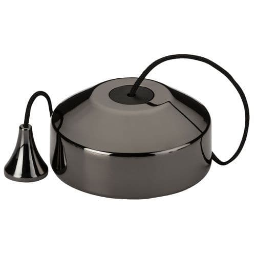 Bathroom Pull Cord Switch in a Black Nickel Finish