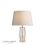 Beckworth Small Table Lamp in Polished Chrome and Glass (BASE ONLY) - Laura Ashley LA3725834-Q