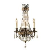 Bellini Wall Light in a Bronze finish with Antique Quartz Crystal Decoration - FEISS FE/BELLINI/W3