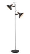 Beltex Adjustable Floor Lamp in a Copper and Graphite Finish