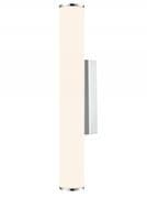 Bentham Small Bathroom LED Wall Light in Polished Chrome with an Opal Diffuser, IP44 Rated