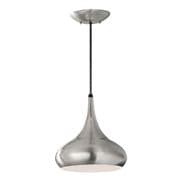 Beso Medium Single Pendant in Brushed Steel Spun Steel - FEISS FE/BESO/P/M BS