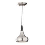 Beso Small Single Pendant in Brushed Steel Spun Steel - FEISS FE/BESO/P/S BS