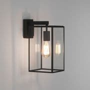Box 350 Outdoor Lantern in Black with Clear Glass Panels IP23 - astro 1354004