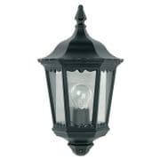 Burford Outdoor Half Lantern in a Black Finish IP44 - ENDON 76547