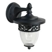 Burford Outdoor Wall Lantern in a Black Finish IP44 - GARDEN ZONE GZH/BF2