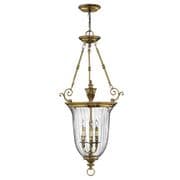 Cambridge 3 Light Large Pendant in Solid Burnished Brass - HINKLEY HK/CAMBRIDGE/P/L
