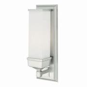 Cambridge Single Bathroom Wall Light in Polished Chrome with an Opal Glass Shade IP44 - ELSTEAD BATH/CM1