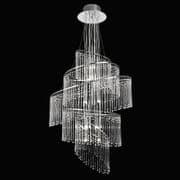 Camille 24 Light Fitting in Polished Chrome with Glass Droplets - ENDON CAMILLE-24CH