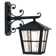 Canterbury Down Lantern in Die-Cast Aluminium finished in Black IP43 - ELSTEAD BL52M