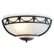 Carisbrooke Gothic Style Wall Light / Uplighter in a Black Finish - ELSTEAD CB/WU BK