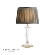 Carson Medium Table Lamp in Polished Chrome and Crystal (BASE ONLY) - Laura Ashley LA3582661-Q