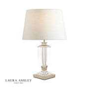 Carson Small Table Lamp in Polished Chrome and Crystal (BASE ONLY) - Laura Ashley LA3688772-Q