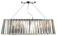 Cecilia 3 Light Pendant in Polished Chrome and Crystal - där CEC0350