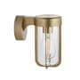 Chalon Outdoor/Indoor Wall Light in a Brushed Gold Finish with Clear Glass IP44