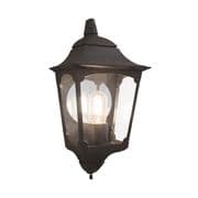 Chapel Half Lantern in Die-Cast Aluminium finished in Black IP44 - ELSTEAD CP7/2 BK