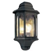 Chapel Half Lantern in Die-Cast Aluminium finished in Black IP44 - ELSTEAD CP7 BK