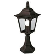Chapel Mini Die-Cast Aluminium Pedestal in a Black Finish IP44 Rated - ELSTEAD CPM4 BK