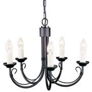 Chartwell 5 Light Fitting in a Black Finish - ELSTEAD CH5/BLACK