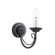 Chartwell Single Wall Light in a Black Finish - ELSTEAD CH1 BLK