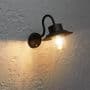 Chesham Outdoor PIR Wall lantern in Textured Black with a Clear Glass Shade IP44 - ENDON 70331