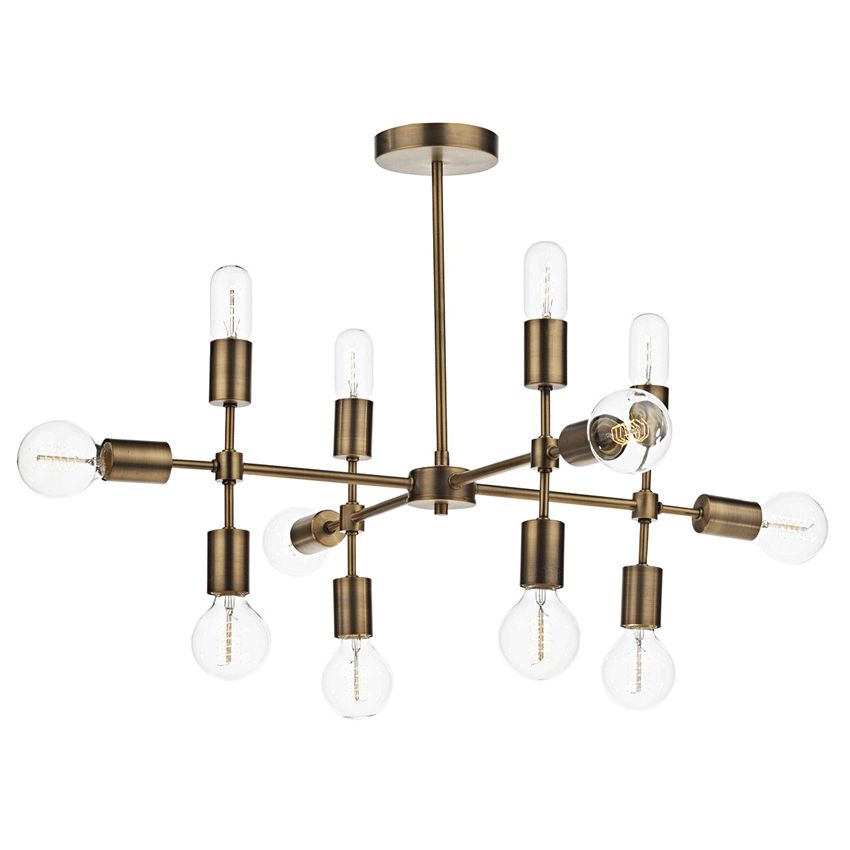 Code 12 Light Fitting in an Old Gold Finish - där COD1235